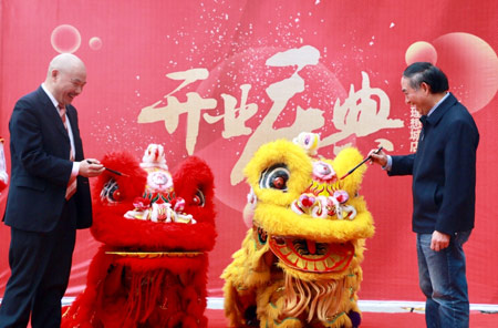 開(kāi)業(yè)舞獅，點(diǎn)睛采青